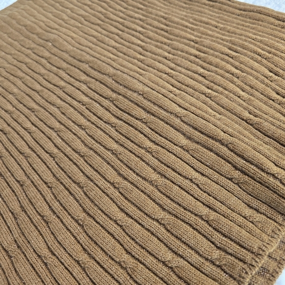 Liz Claiborne Wool Blend Cable Knit Button Up Shimmer Cardigan Sweater - Picture 12 of 14